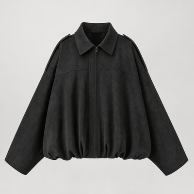 Veste Séraphine aspect daim – vue 4