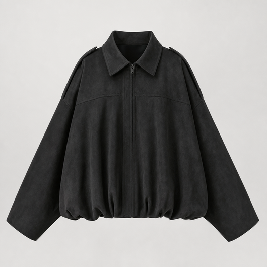 Veste Séraphine aspect daim – vue 4