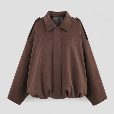 Veste Séraphine aspect daim – vue 1